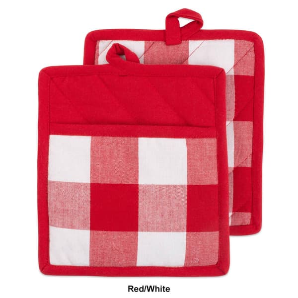 DII® Buffalo Check Pot Holders - Set of 2