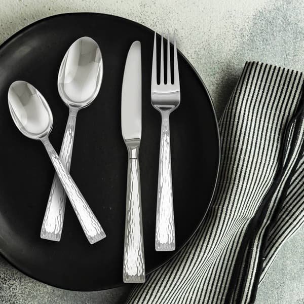 Hampton Forge Brocade Feather 20pc. Flatware Set