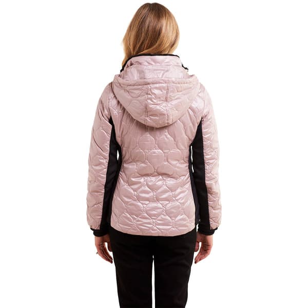 Womens Calvin Klein Performance Quilted Hooded Active Coat