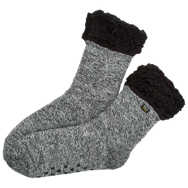 Mens Polar Extreme Sherpa Lined Slipper Socks - image 