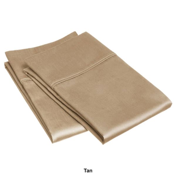 Superior 2pc. 300TC Egyptian Cotton Solid Pillowcase Set