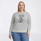 Plus Size Preswick & Moore(R) Seas The Day Stripe Sweater - image 1