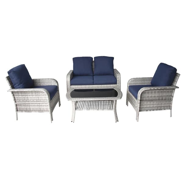 Willoughby 4pc. Wicker Seating Set