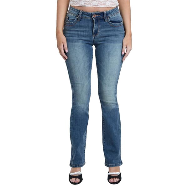Juniors YMI&#40;R&#41; Wanna Betta Butt 1 Button Bootcut Jeans - image 