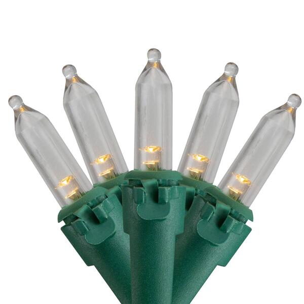Northlight Seasonal 33ft. LED Clear Mini Christmas Lights - image 