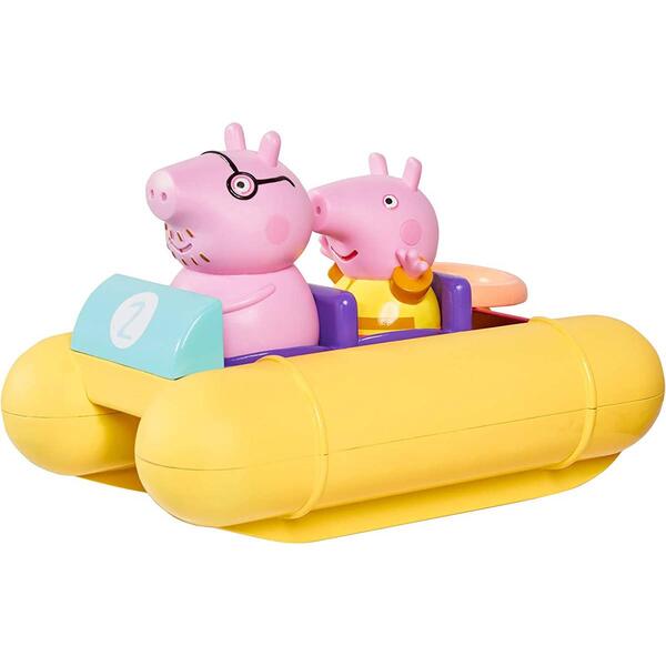 TOMY Peppa Pig Pull and Go Pedalo Bath Toy - image 