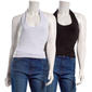 Juniors Pink Rose 2pk. Halter Top - image 1