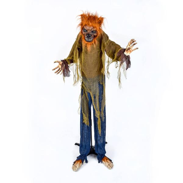 National Tree 63in. Animated Halloween Werewolf - image 