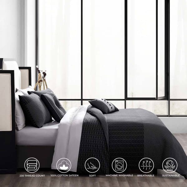 Bebejan&#174; Kyle Cotton 5pc. Reversible Comforter Set