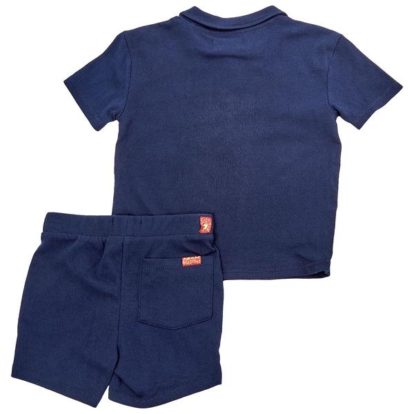 Toddler Boy 7 For All Mankind® Polo & Shorts Set