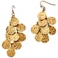 Ashley Gold-Tone Layered Gold Drop Earrings - image 1