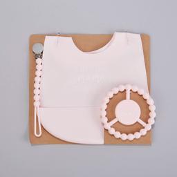 Baby Girl Lila & Jack 3pc. Get It from Mama Bib Set