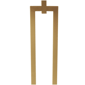 9th & Pike® Glam White Marble Accent Table - image 6