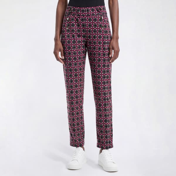 Womens Robert Louis Sailor Medallion Ankle Pants - image 