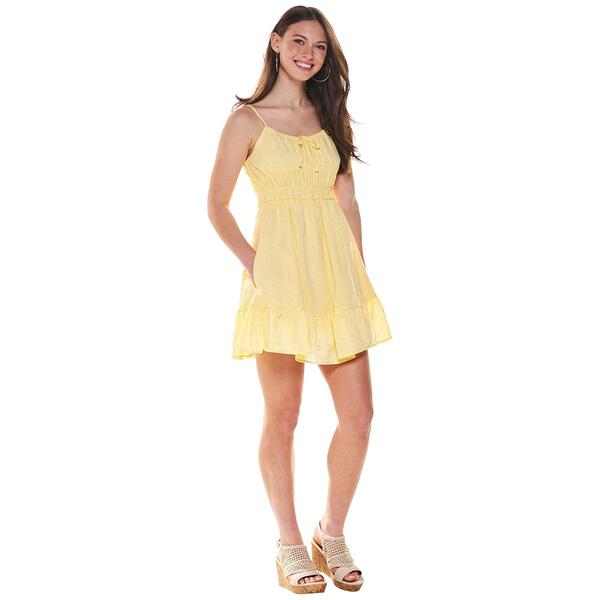 Juniors No Comment Emma Cotton Mini A-Line Dress - image 
