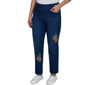 Petite Alfred Dunner Tuscany Sunflower Embroidered Ankle Jeans - image 3