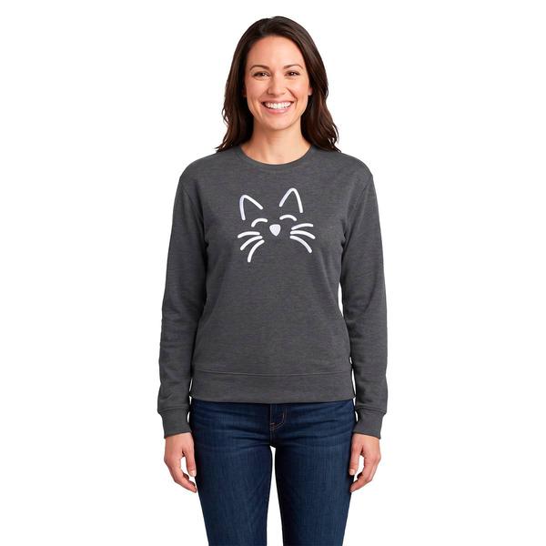 Womens Remi James Fall Screen Cat O''Lantern Sweatshirt