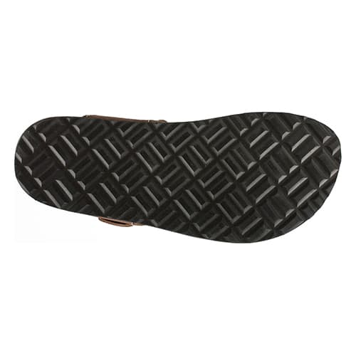Womens White Mountain Carly Comfort Leather Footbed Sandals