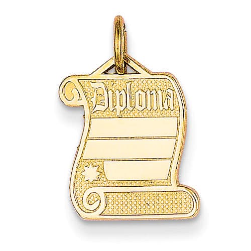 Gold Classics&#40;tm&#41; 14kt. Yellow Gold Diploma Charm - image 
