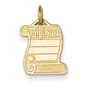 Gold Classics&#40;tm&#41; 14kt. Yellow Gold Diploma Charm - image 1