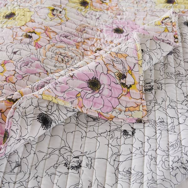 Greenland Home Fashions&#8482; Misty Bloom Reversible Quilt Set