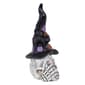 Northlight Seasonal Skull in Witch Hat w/ Cat Halloween Décor - image 5