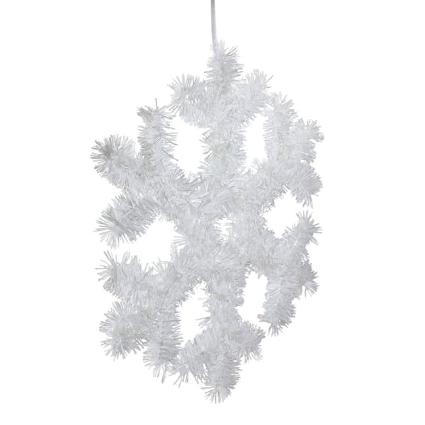Northlight Seasonal Tinsel Snowflake Christmas Window D&#233;cor