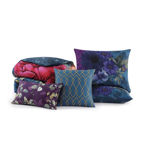 Bebejan Vibrant Flora 5pc. Reversible Comforter Set