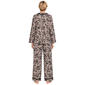 Petite Jessica Simpson Long Sleeve Ruffle Trim Toile Pajama Set - image 2