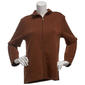 Womens Emily Daniels Solid Diamond Quilt Zip Front Jacket - image 1