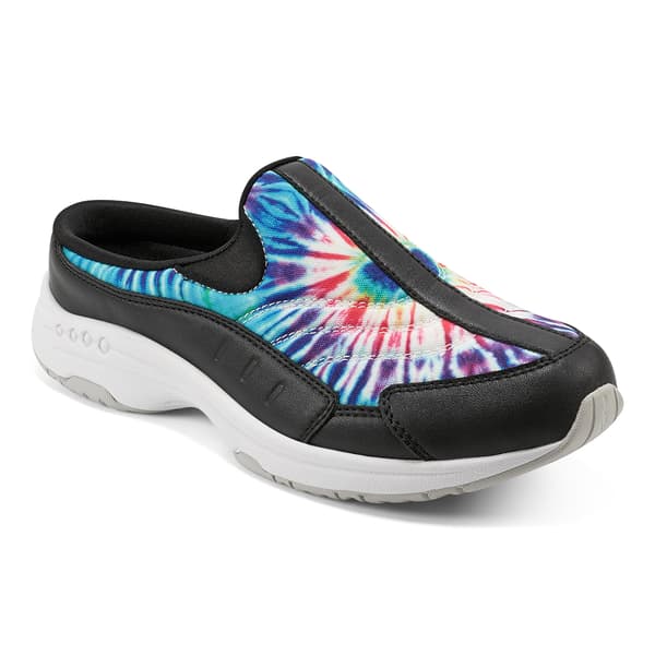 Womens Easy Spirit Traveltime Leather Tie Dye Clogs