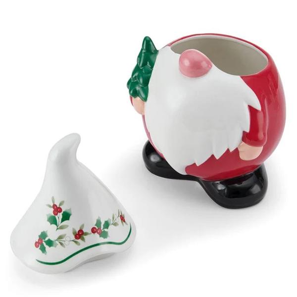 Pfaltzgraff Winterberry 10in. Gnome Cookie Jar
