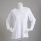 Womens Starting Point Super Soft V-Neck Long Sleeve Tee - image 3
