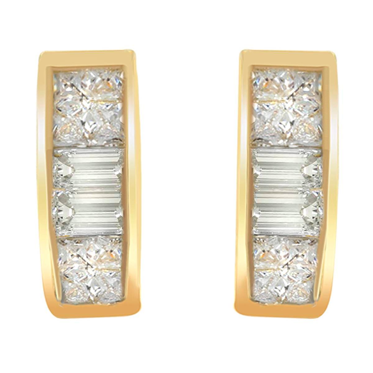 Diamond Classics™ Yellow Gold 1/4ctw. Diamond Earrings