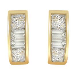 Diamond Classics&#40;tm&#41; Yellow Gold 1/4ctw. Diamond Earrings