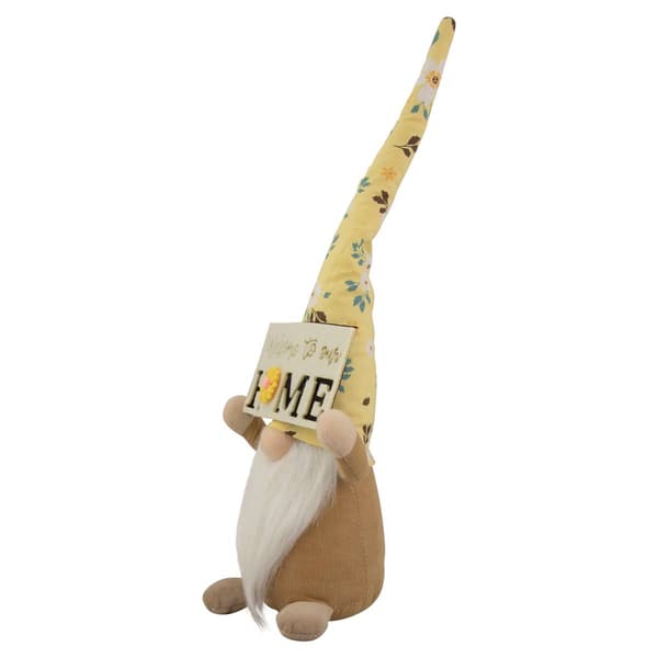 Northlight Seasonal Spring Sunflower Hat Gnome w/ Home Sign