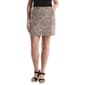 Plus Size Rafaella Welk Pocket Leopard Print Skort - image 1