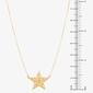 Gold Classics&#8482; Gold Nugget Star on Cable Chain Necklace - image 5