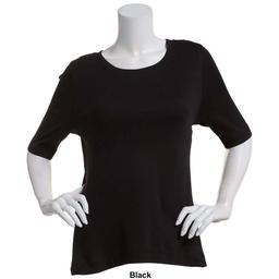 Womens Architect® Elbow Sleeve Round Neck Tee