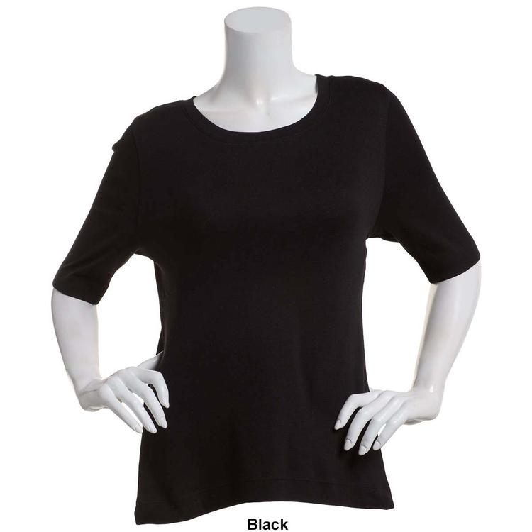 Womens Architect® Elbow Sleeve Round Neck Tee