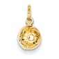 Gold Classics(tm) 14kt. 3D Soccer Ball Charm - image 1