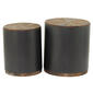 9th & Pike® 2pc. Rustic Black Metal Accent Table Set - image 6