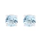 Marsala 6mm Round Genuine Sky Blue Topaz Post Earrings - image 1