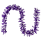 Northlight 9ft. Pre-Lit Purple Flocked Pine Christmas Garland - image 2