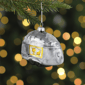 Northlight Silver Teardrop Camper Glass Christmas Ornament - image 2