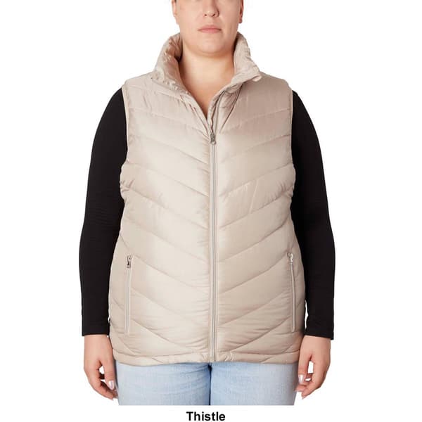 Plus Size Big Chill Chevron Puffer Vest