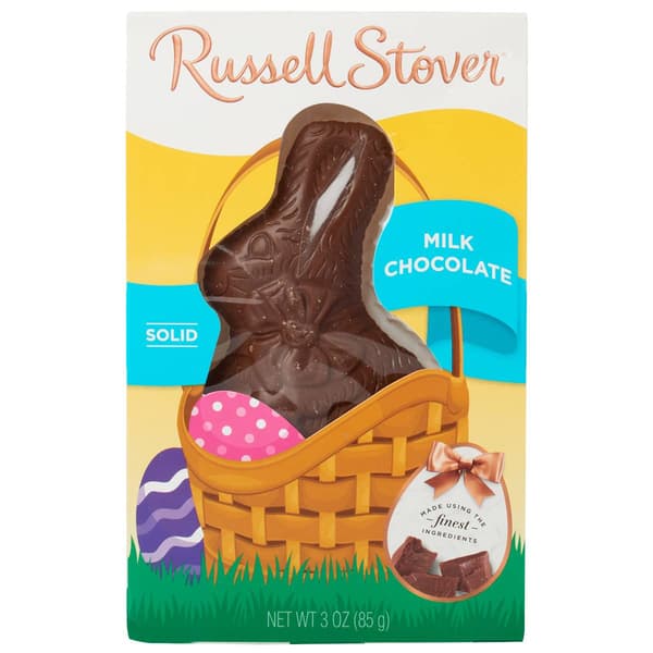 Russell Stover(R) 3oz. Milk Chocolate Flat Rabbit - image 