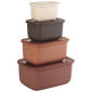 Farberware® 8pc. Wheat Rectangle Storage Container Set with Lids - image 1