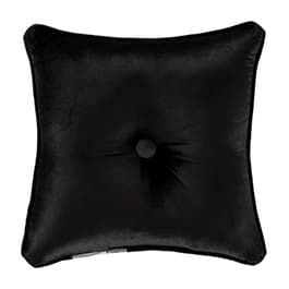 J. Queen New York Windham Square Embellished Decorative Pillow - Black