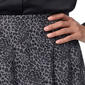 Petite NY Collection Pull On Leopard Hacci Midi Skirt - image 4